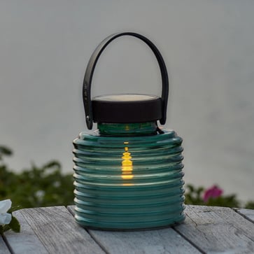 [7848992247] Aston Solar Krukke Ø14xH16cm Grøn/Sort/Brun