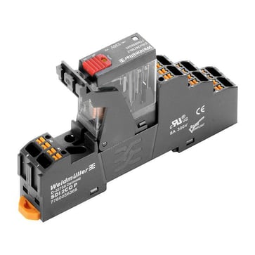 [7805007471] Relay module, 230 V AC, red LED, 2 CO contact (AgSnO) , 250 V AC, 5 A, PUSH IN