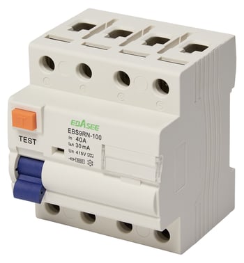 [7822000003] HPFI fejlstrømsafbryder 40A 4P/30MA 6KA