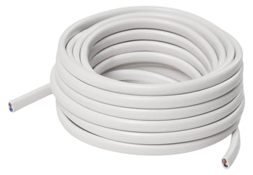 [7828112050] Plastledning flad 5meter hvid
