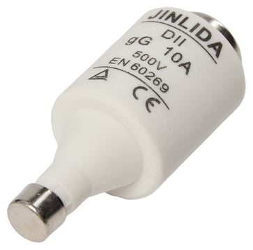 [7828112128] Sikring DII 10A (5-styk) rød