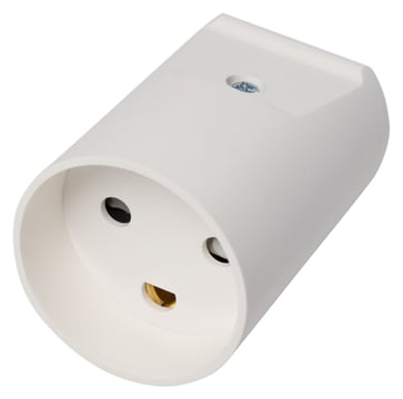 [7828113004] Forlængerled F4 med jord hvid, 20-101-1