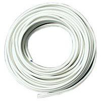 [7828113075] Plastledning flad 10meter hvid