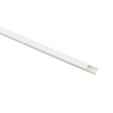 [7836154615] Kabelkanal 12x8mm selvkl. 2m hvid