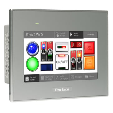 [7586064518] 4" Wide touch panel display 1COM 1Ethernet USB host&device 24VDC GP-ProEX model