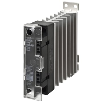 [7822612954] Solid-state relæ 1 fase 27A 24-240 VAC med køleplade DIN-skinne montering indgangsspænding 12-24V DC