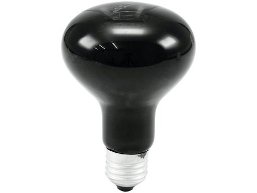 [H32566] R80 spotpære - 75W / 230V, E27 sokkel, UV sortlys