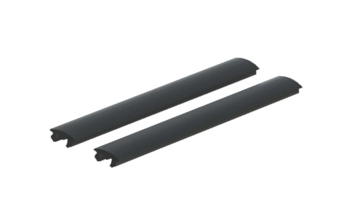 [H52174] Anti-skrid gummiliste til LED profil SCALA, Sort (1,01m)