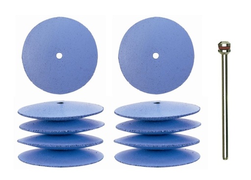 [H33706] Silicone-polerer linseforme 10 stk.