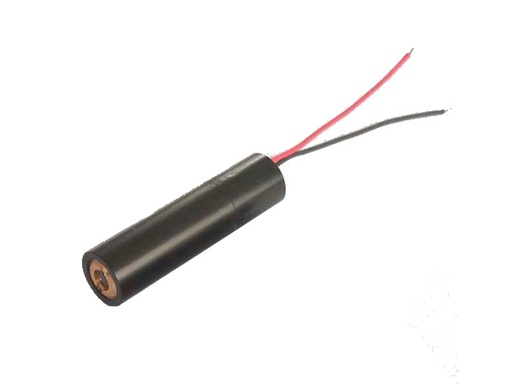 [H34031] Lasermodul - 3V, 5mW, Grøn prik (m. ledning)
