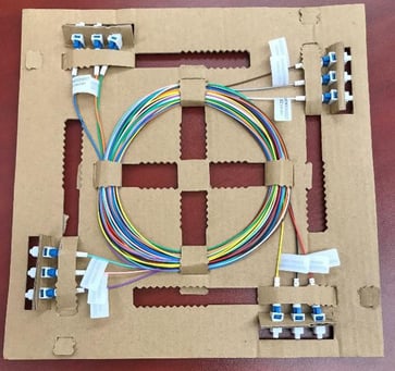 [7884257292] Pigtail Kit 12xLC/UPC Multimode (OM3) 1M 900my TB TIA Colors 1-12
