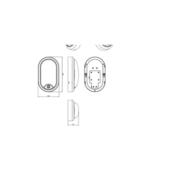 [7843156428] Projectline vægmontering ovl 1400 4000K Sen