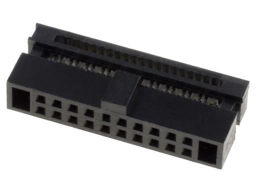 [H56500] IDC fladkabelstik - 20 pol (2x10) hun (0,635mm)