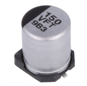 [H56769] SMD elektrolytkondensator - 150uF / 35V, D8 hus (FT)
