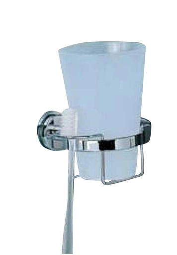 [773744000] Vola tandkrusholder med glas krom