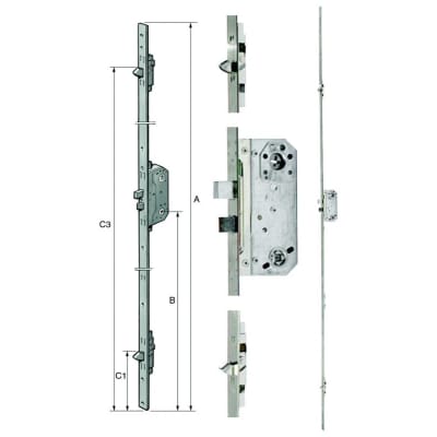 [894101008] Dørpask Fix2151rat.h c474 u/bl