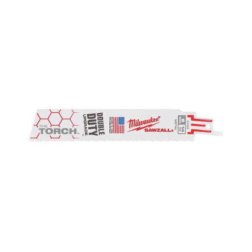 [881317026] Milwaukee bajonetsavklinge Torch, metal, 14 tpi, 150 mm, 25 stk.