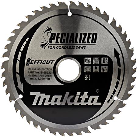 [6197013658] KLINGE TCT 190X30MM X 45T
