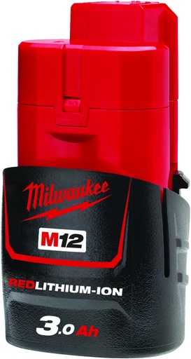 [881416154] Milwaukee M12 Red Lithium™ batteri, 12 V/3,0 Ah