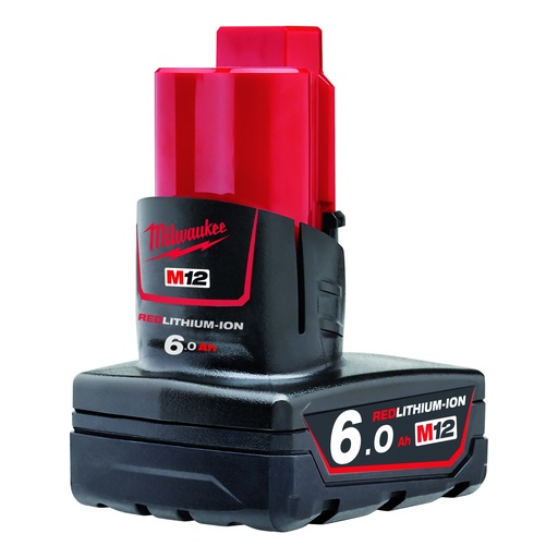 [881416155] Milwaukee M12 Red Lithium™ batteri, 12 V/6,0 Ah