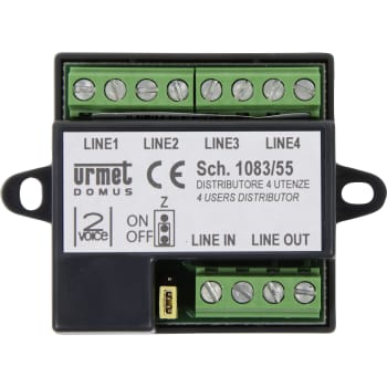 [0982044265] Urmet Fordeler med 4 udgange for 2voice system