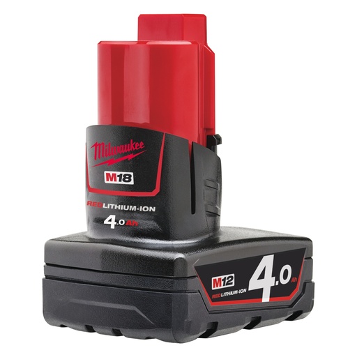 [881416151] Milwaukee M12 Red Lithium™ batteri, 12 V/4,0 Ah