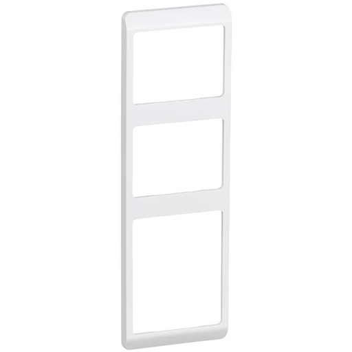 [1017025174] Opus 66 ramme 3½ modul hvid