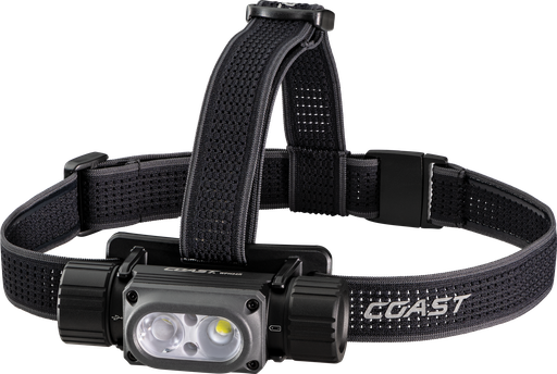 [881080712] Coast WPH34R vandtæt, genopladelig pandelampe, 2000 lumen