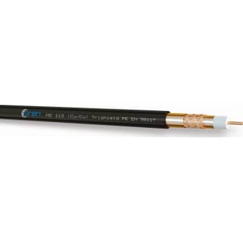 [0983001427] Antennekabel HD113, Ø7,0 mm, 1,13/4,8, PE, sort, R100