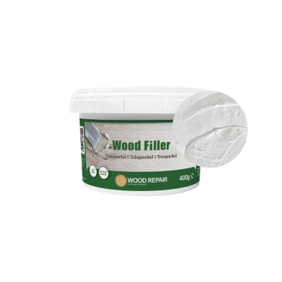 [894301022] WOOD FILLER 0,4KG HVID