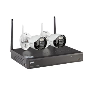 [0985073961] 1098/820 WiFi Kit, NVR 8CH, med 2 stk. WiFi 2M kamera m/sirene
