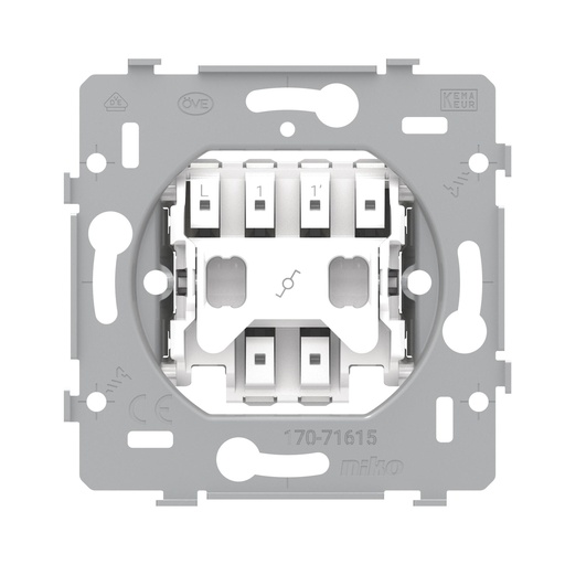 [3417811821-1596] Korrespondance-afbryder, 10A/250Vac