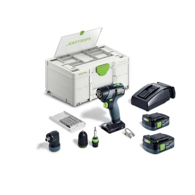 [854576874] Festool bore-/skruemaskine TXS 12 2,5-Set, 2 x 12V/2,5 Ah