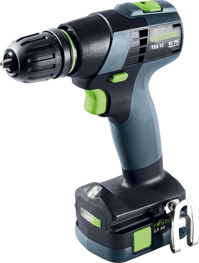 [854576873] Festool bore-/skruemaskine TXS 12 2,5-Plus, 2 x 12V/5,0 Ah