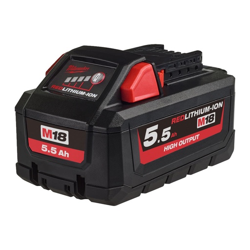[881416493] Milwaukee M18 Red Lithium™ High Output™ batteri, 18 V/5,5 Ah