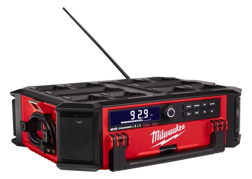 [881416489] Milwaukee M18 PACKOUT™ DAB+ radio og lader PRCDAB+-0