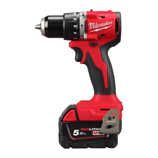 [881416713] Milwaukee M18 slagboremaskine BLPDRC-502C, 2 x 18 V/5,0 Ah