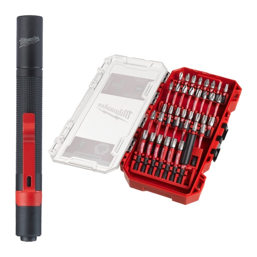 [881403982] Shockwave bitssæt CD EU, 39 dele & TRUEVIEW ™ lygte IPL-LED
