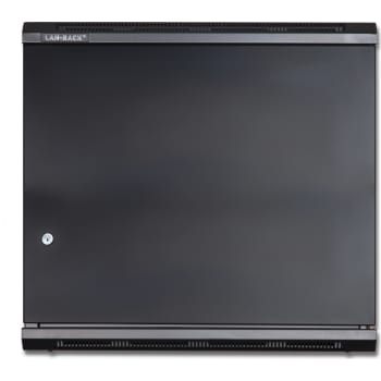 [0986014709] Vægrack 19" 10HE B600xD450xH553 mm sort med pladedør