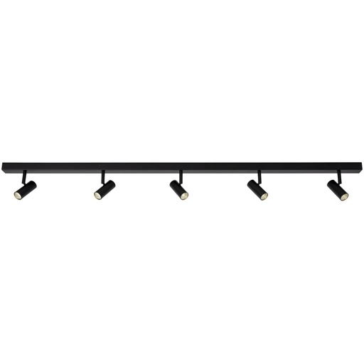 [4245005387] Omari 5-Skinne Led sort