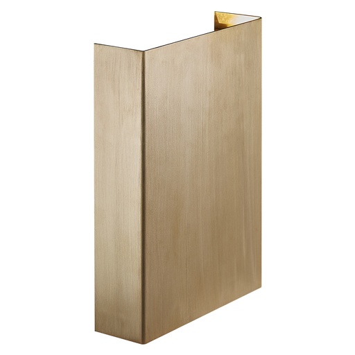 [4243912317] Fold 15 væg, 2x3,5W, 3000K, messing