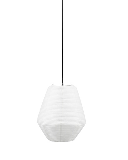 [6641002979] House Doctor Bidar lampeskærm Ø36cm, hvid