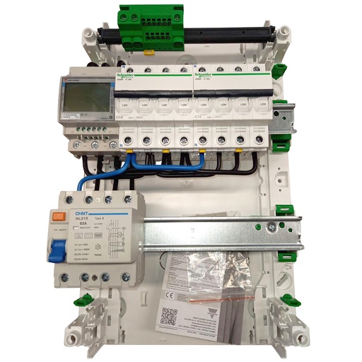 [6216300132] Boligtavle Resi9 CX 2x13 modul med RCD-B til varmepumpe