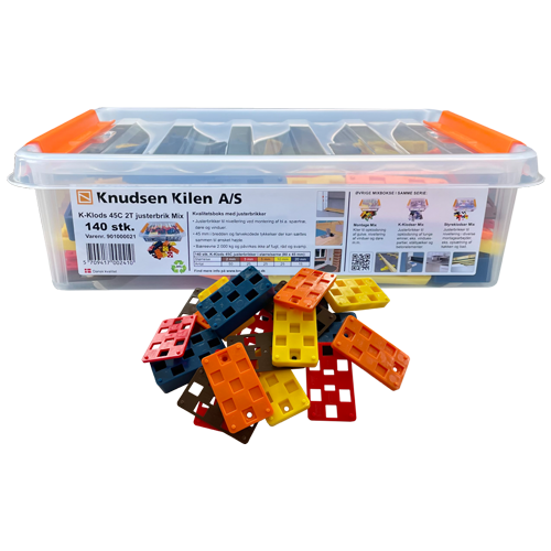 [881271977] K-klods Justerbrik 45C, 2T, Mixbox, 140stk