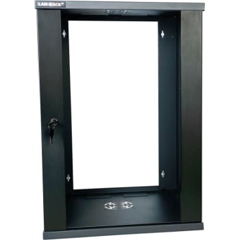 [0986021404] Vægrack 19" 15HE B500xD500xH710 sort med glasdør, flatpack