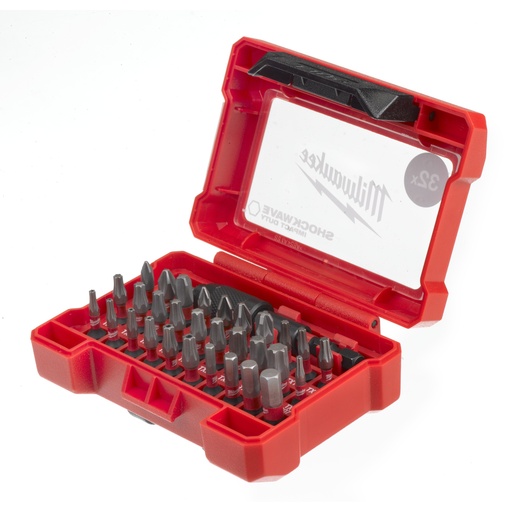 [853000361] Milwaukee Shockwave bitssæt, 32 dele, mix