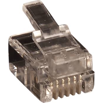 [0986030301] Modular plug RJ12 6P/6C for fladkabel