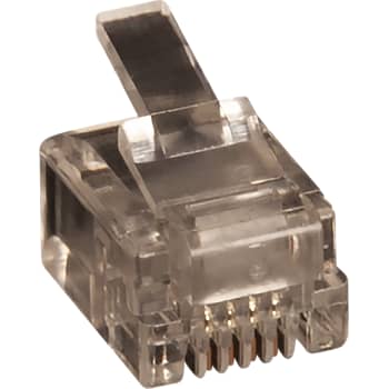[0986030314] Modular plug RJ11 6P/4C for fladkabel