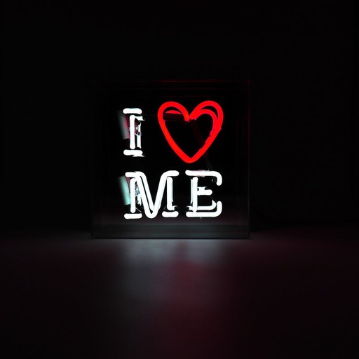 [6644005106] Locomocean acrylic box neon - I love me