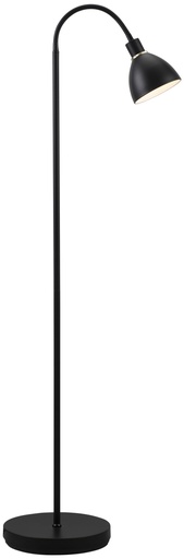 [4244345080] Ray Gulvlampe enkelt E14 max. 40W sort